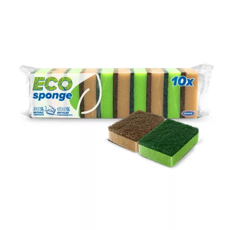Bonus ECO sponge mosogatószivacs 8x5x3 cm 10 db