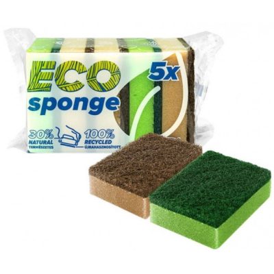 Bonus ECO sponge mosogatószivacs 7cm x 9,5cm x 2,5cm 5 db