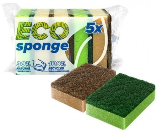 Bonus ECO sponge mosogatószivacs 7cm x 9,5cm x 2,5cm 5 db