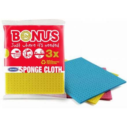 BONUS Sponge Cloth - Szivacsos kendő 3db
