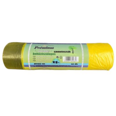   Prémium Home 25 literes 50x55 cm 20 db-os behúzószalagos szemeteszsák